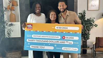 John Legend, Box Tops donate $30K to Westchester school to support low-income students