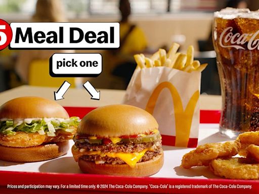 Hit with falling sales, McDonald's extends popular $5 meal deal, eyes big new burger