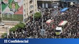 Las impactantes imágenes del funeral al presidente de Irán: así despide el país a Ebrahim Raisi