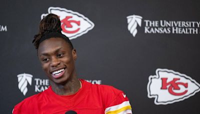 Chiefs’ Xavier Worthy says he’s not concerned about lower playing weight. Here’s why