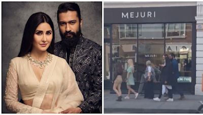 Vicky Kaushal is the protective husband as he takes a stroll with Katrina Kaif in London. Watch viral video
