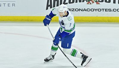 Canucks' Soucy to have hearing for cross-check; Zadorov fined