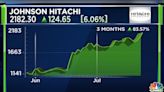 Here’s why stock of Johnson Controls Hitachi Air Conditioning India surged by 6% on Wednesday - CNBC TV18