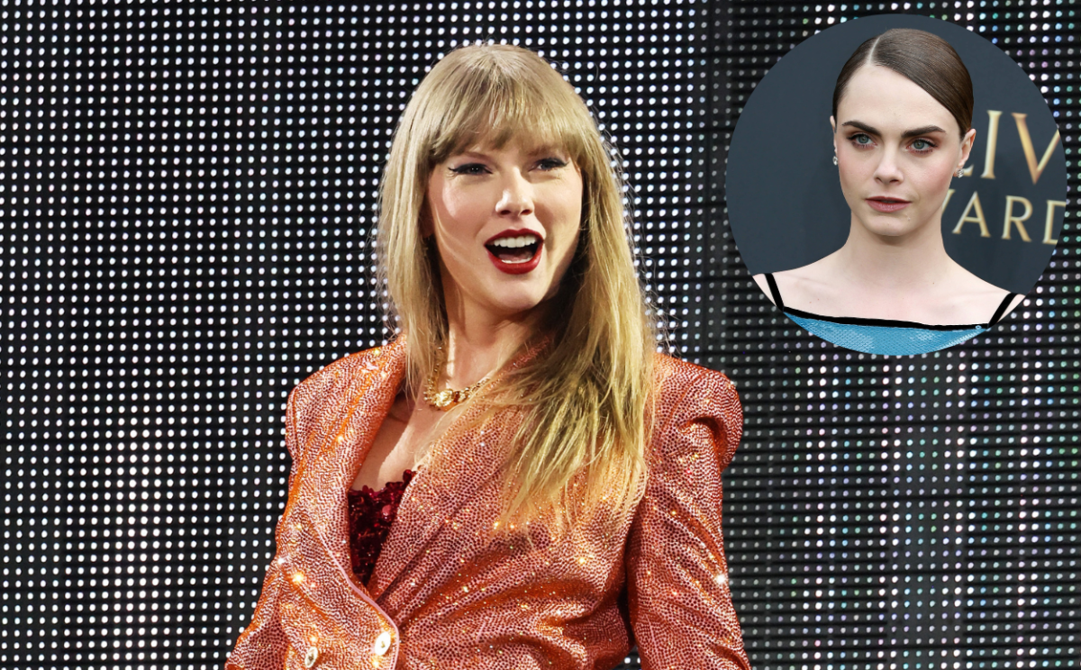 Taylor Swift Embraces BFF Cara Delevingne in New Backstage Photo