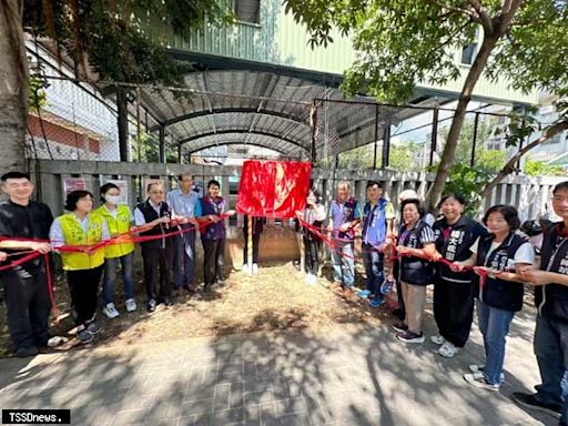 永安宮贈西屯公所避難看板 強化防災量能