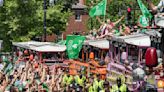 Boston Celtics parade has fans packing the streets to see players in duck boats