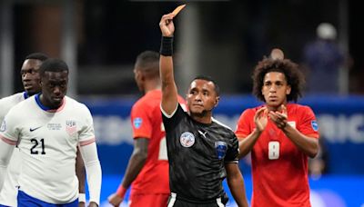 Timothy Weah 'rompió' el partido entre Estados Unidos y Panamá con su insólita expulsión