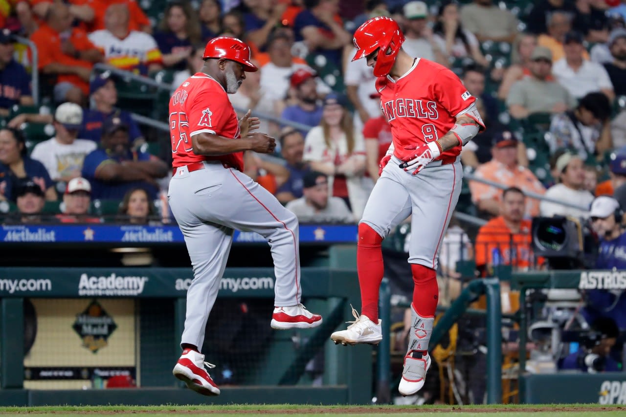 Schanuel, O’Hoppe, Adell all homer in 7-run fifth to give Angels win over Astros