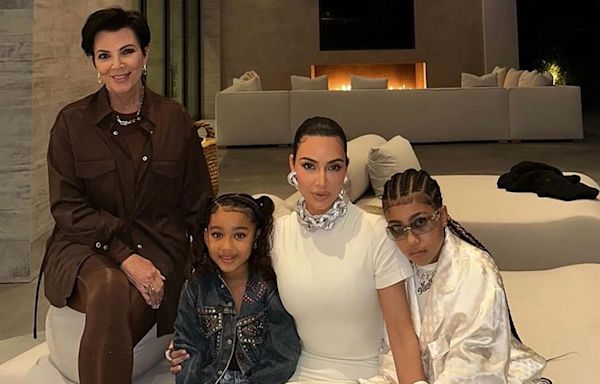 Kim Kardashian Poses with Daughters North and Chicago and Mom Kris Jenner: ‘My Girls’