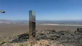 Shiny monolith removed from mountains outside Las Vegas. How it got there still is a mystery