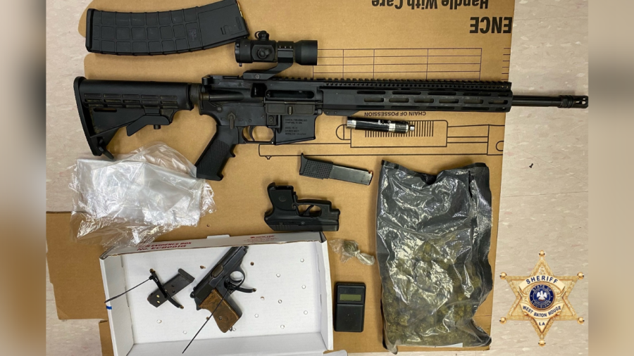 Louisiana man charged after marijuana, guns found during traffic stop in Port Allen