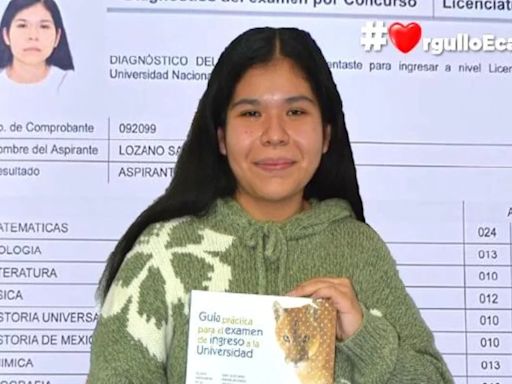 Así fue como Mariana Yalí Lozano logró obtener un puntaje perfecto en su examen de admisión a la Facultad de Medicina de la UNAM