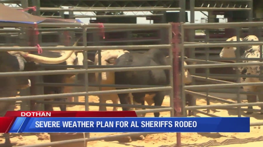 Alabama Sheriffs Rodeo prepared for severe weather