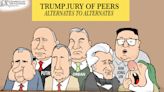 Trump jury alternates: Darcy cartoon