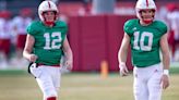 Nebraska football players making progress by observing, learning from each other