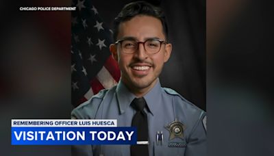 Public visitation for fallen Ofc. Huesca to begin; $100K reward offered for info on murder suspect