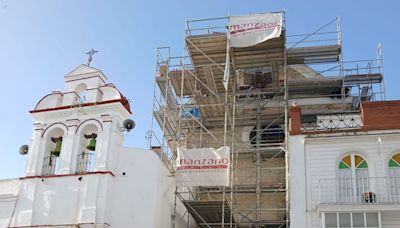 Las obras que realiza el Obispado en la Iglesia de la Victoria de Alcalá siguen a buen ritmo