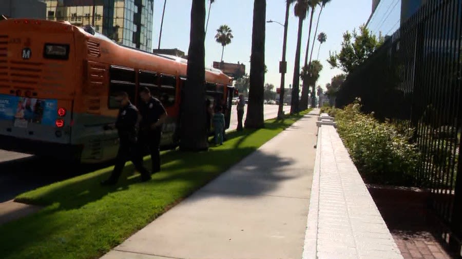 Man arrested for punching passenger on LA Metro bus