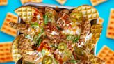 Waffles Are The Base For The Ultimate Breakfast Nachos