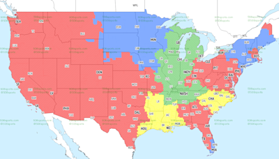 Falcons vs. Steelers: TV map for Week 1 matchup in Atlanta