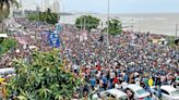 Marine Drive mayhem: Cops break gates amid victory parade chaos