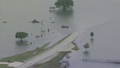 North Texas lakes being held at high levels to prevent flooding in downstream locations