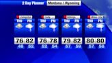 Unsettled weather and warmer temperatures through Friday