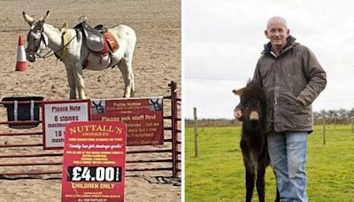 Outrage as Skegness donkey owner insists on weighing children before rides