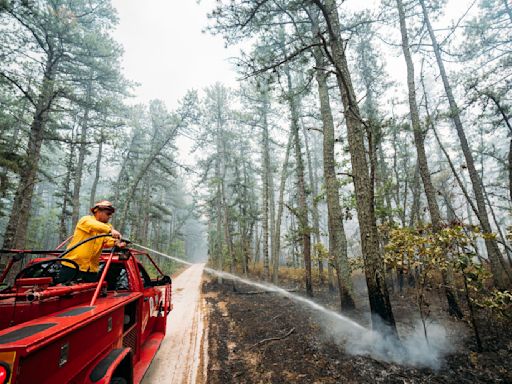 US Forest Service pilot hikes to safety after helicopter crash near central Idaho wildfire