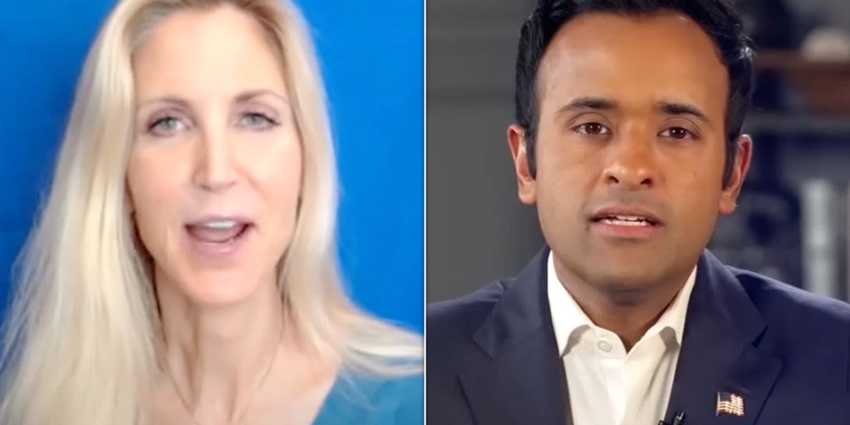 Ann Coulter's Bluntly Racist Admission To Vivek Ramaswamy Is Jaw-Dropping