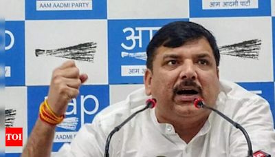 'Since arrest by ED, Kejriwal lost 8.5 kg,' claims AAP MP Sanjay Singh | India News - Times of India