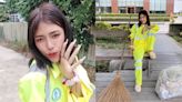 Thailand’s ‘most beautiful’ road sweeper becomes TikTok star