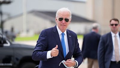 Biden heads to Washington after COVID, ending campaign