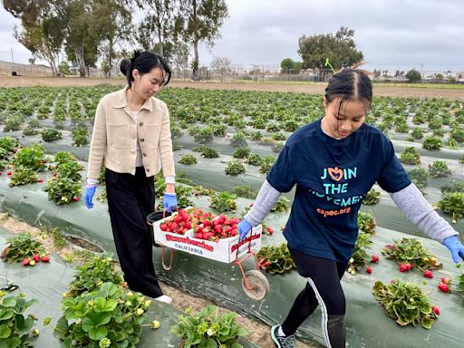 CAP OC, Westminster High celebrate Earth Day with fresh produce donated to OC Food Bank