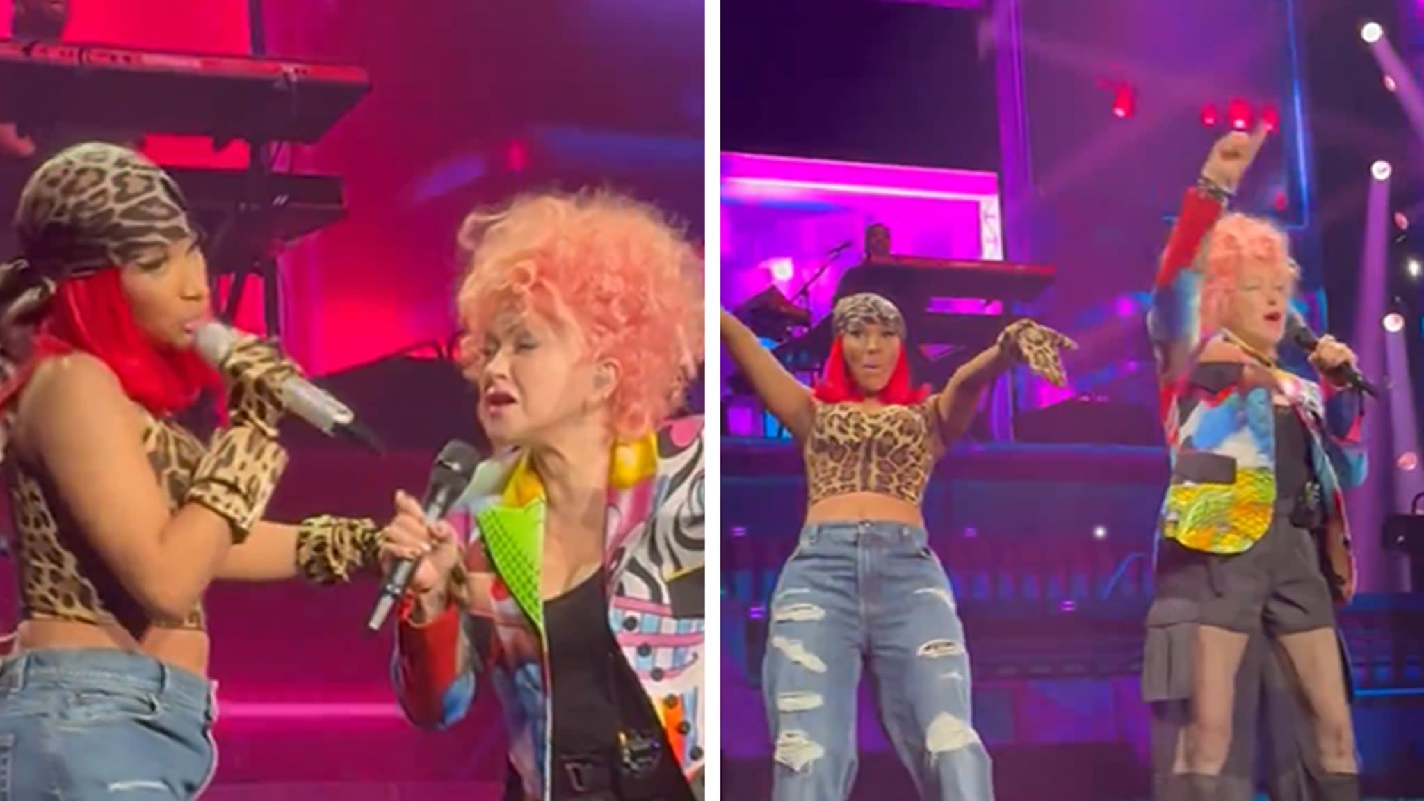 Nicki Minaj Brings Out Cyndi Lauper for 'Pink Friday Girls' Duet