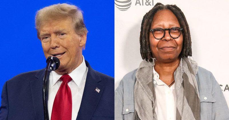 Donald Trump Lashes Out at Whoopi Goldberg in Bizarre Late-Night Rant: 'Canada Doesn't Want You!'