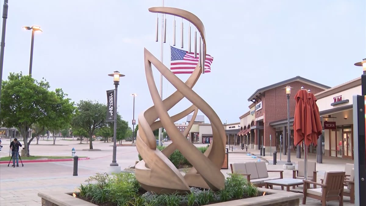 Allen Premium Outlets unveils permanent memorial on first anniversary of mass shooting