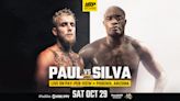 Jake Paul, Anderson Silva will fight in October. Here's how to stream or get tickets