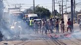 Manifestação interdita Estrada do Monteiro em Campo Grande