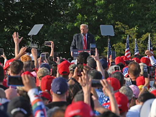Video showing Donald Trump's Bronx rally crowd size goes viral