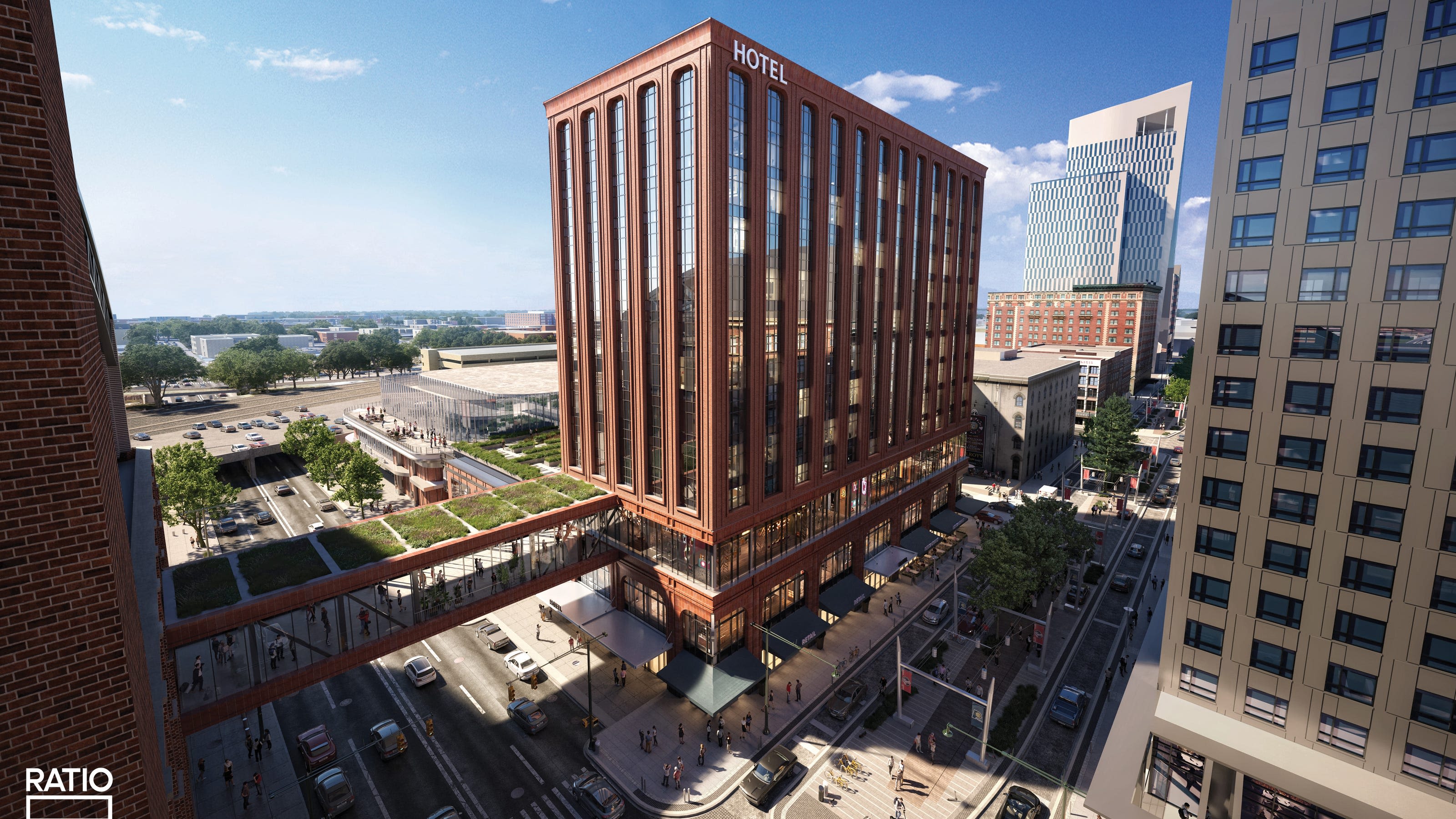 A Shinola hotel, music venue may replace the old CSX warehouse in downtown Indianapolis