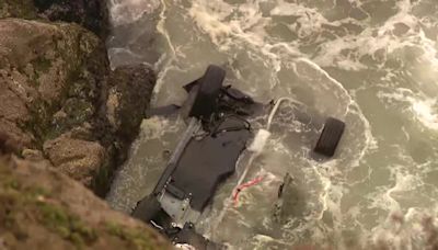 3rd body recovered from car that went over Devil's Slide cliff: CHP