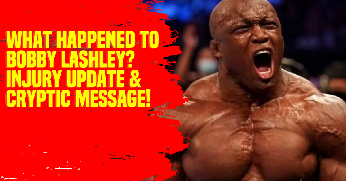 What Happened to Bobby Lashley Injury Update & Cryptic Message! #BobbyLashley #WWE #InjuryUpdate