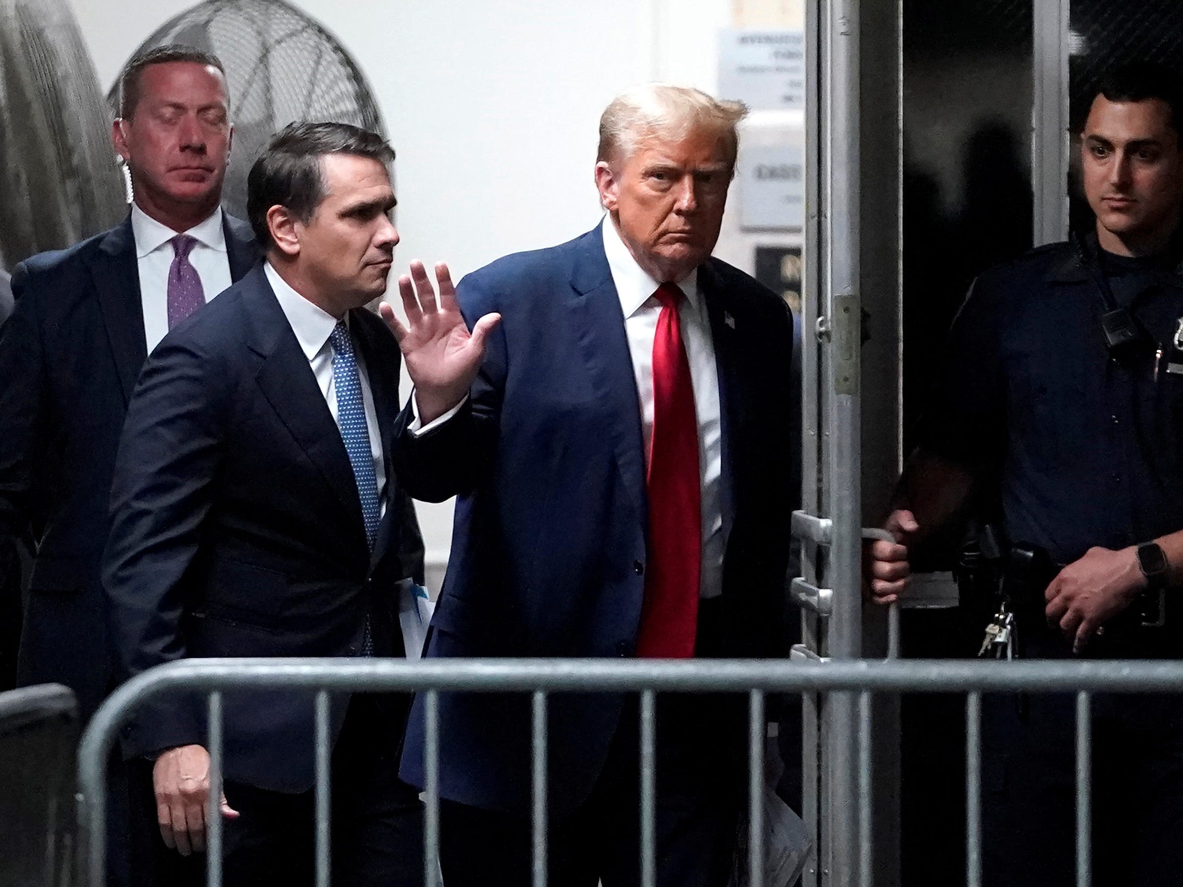 Jailing Trump on contempt would likely mean locking him up for an hour or two behind the courtroom, experts predict