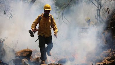 Controlan incendio forestal en Barranca del Tecolote en Cuernavaca