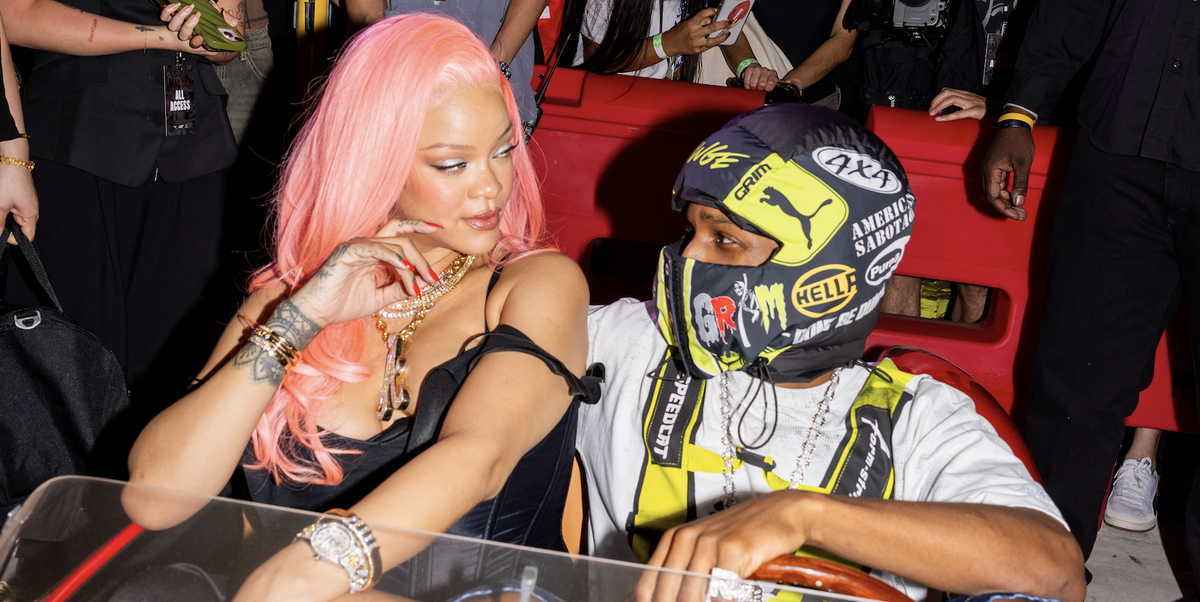 Rihanna Debuts Electric Pink Hair Ahead of the Met Gala