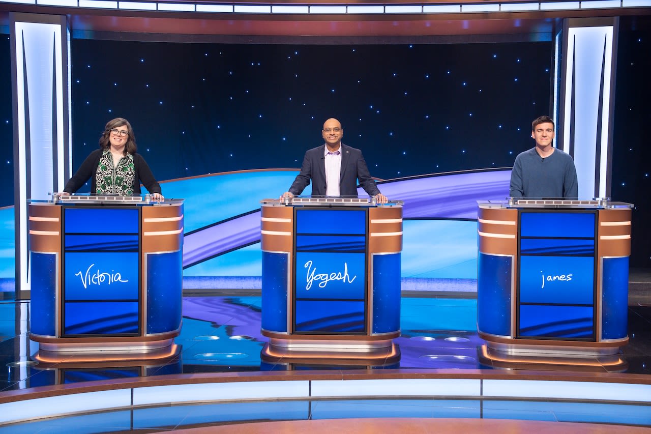 ‘Jeopardy Masters’: James Holzhauer, Victoria Groce and Yogesh Raut compete Friday