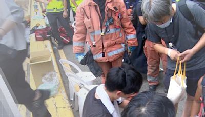 韓籍住戶搭電梯遇火 急扳開門傳訊「社長救我」