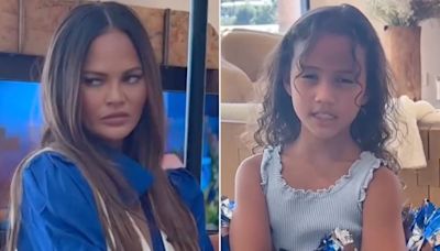 Chrissy Teigen Goes Full Dallas Cowboys Cheerleader as She Hilariously Parodies Auditions with Her Daughters