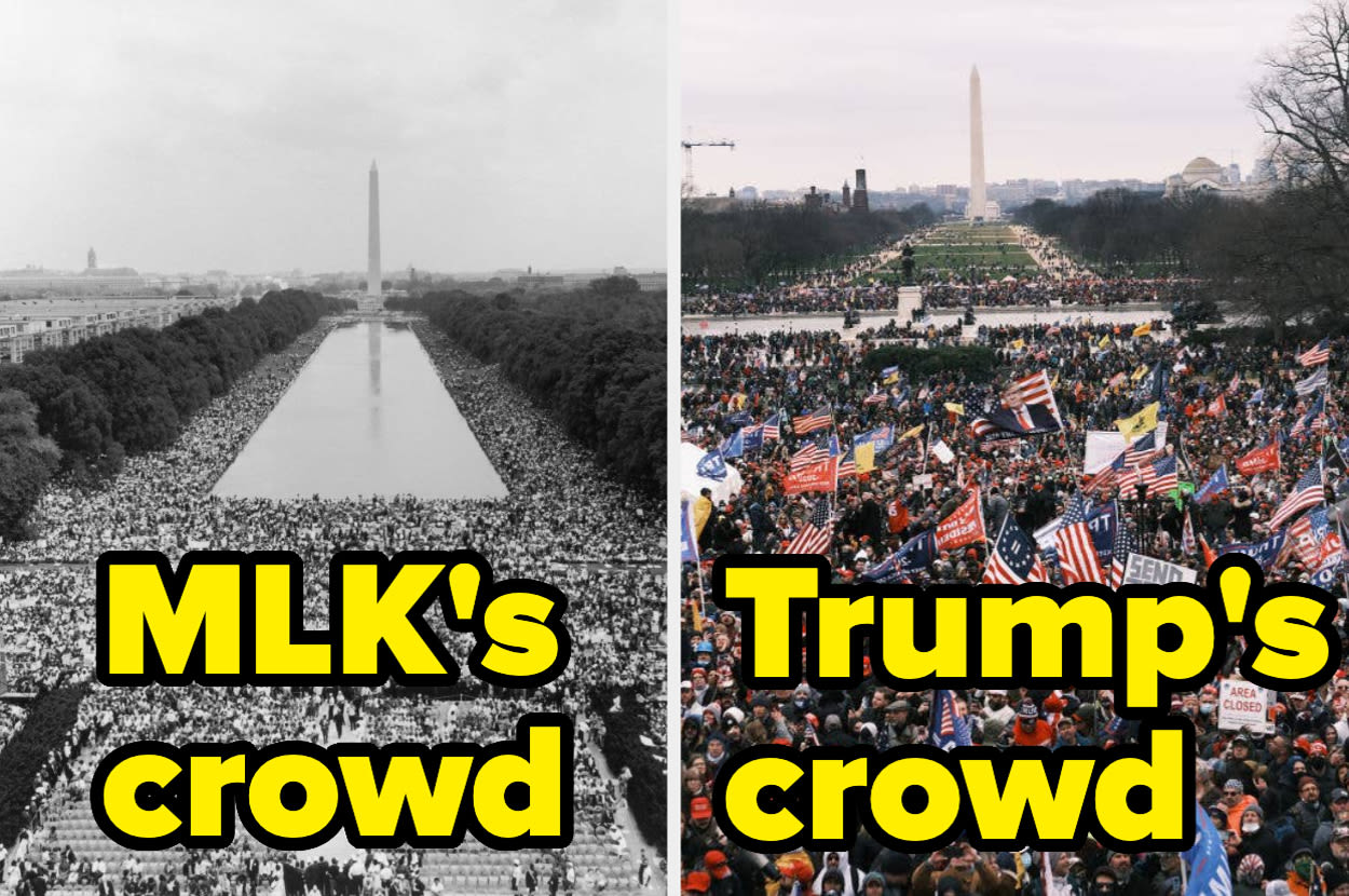 These Pictures Show The Huge Difference Between Donald Trump And Martin Luther King Jr.'s Crowds